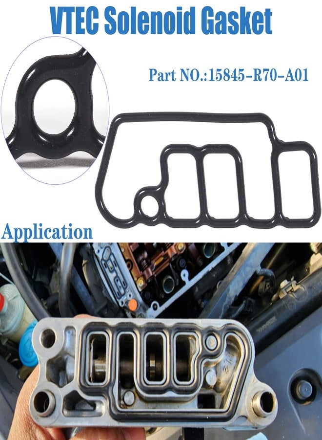 HIHIAV 15815-R70-A01 15845-R70-A01 918-056 Cylinder Head VVT VTEC Solenoid Spool Valve Gasket for Acura RDX Honda Accord Crosstour Odyssey Pilot 3.5L 2008 2009 2010 2011 2012 2013 2014 2015 2016 2PCS - Image 4